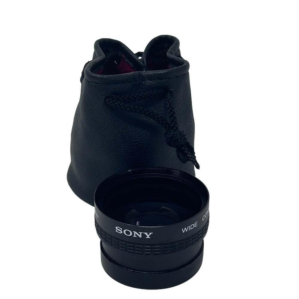 Sony VCL-0746B x0.7 Wide Conversion‎ Lens Black with Pouch and Cap